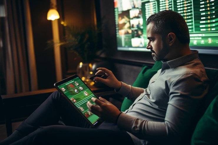 Tampilan permainan live blackjack Dream Gaming di platform gta toto dengan dealer profesional dan multi-camera studio